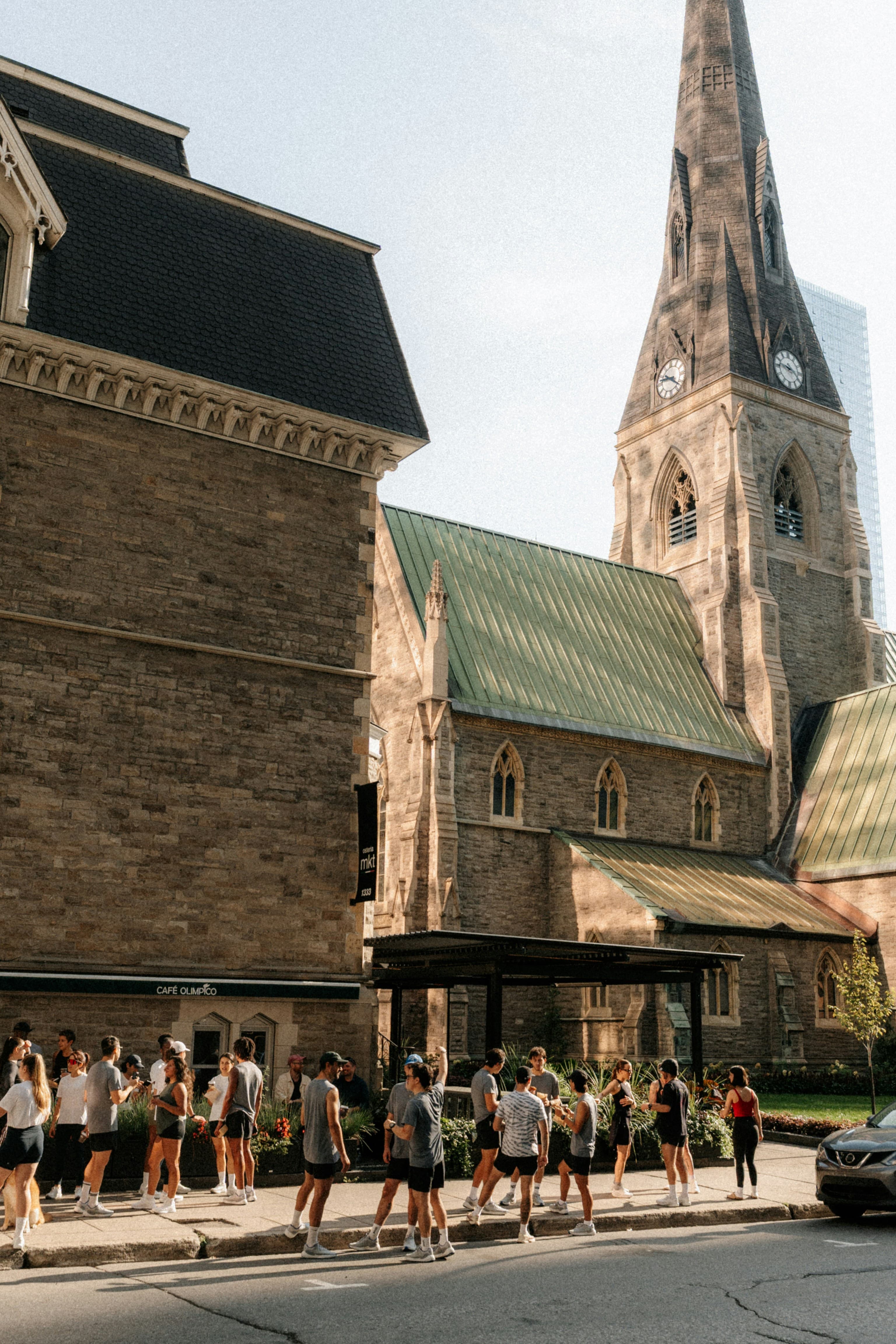 Des coureurs en action